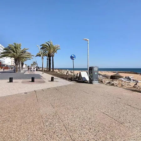 Vip T2 Beachfront With Garage * Quarteira